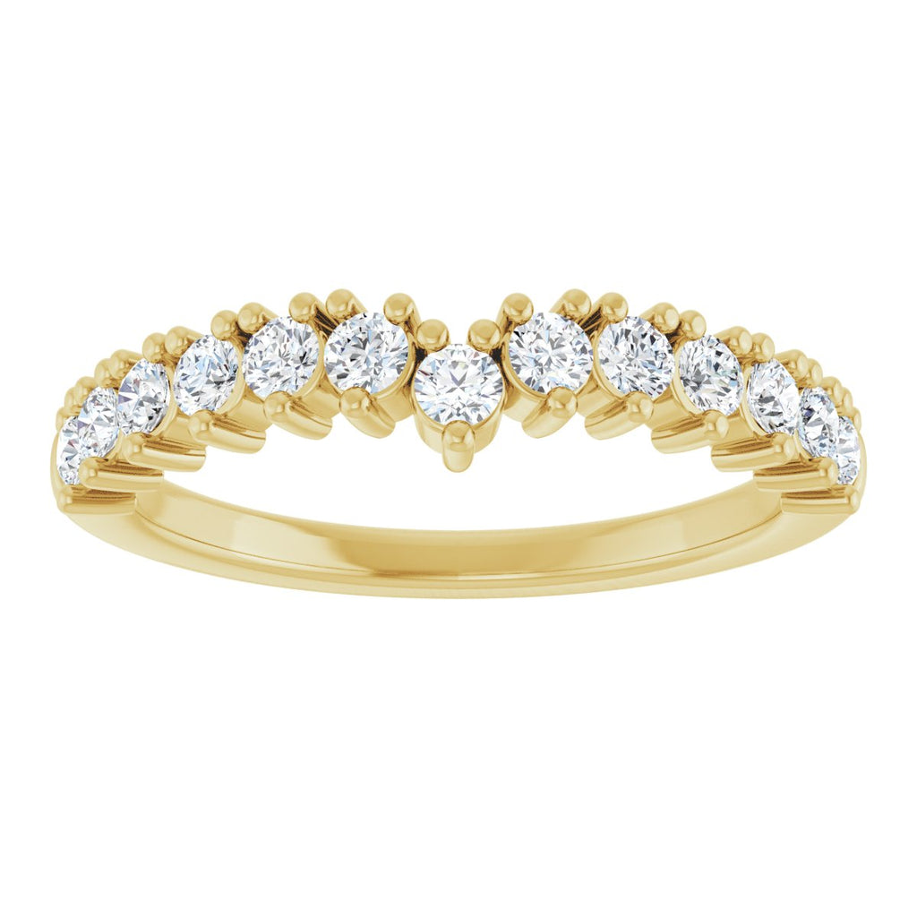 Accented Double-Row Engagement Ring or Band