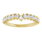 Accented Double-Row Engagement Ring or Band