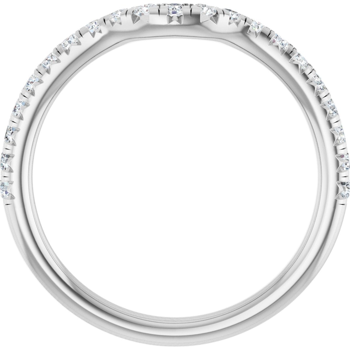 Hidden Halo-Style Engagement Ring or Band