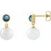 Accented Pearl Earrings