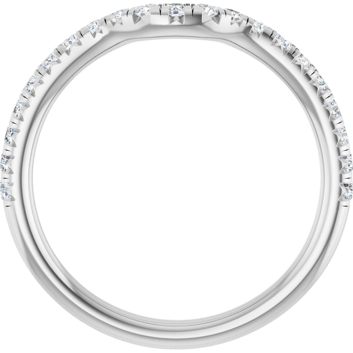 Hidden Halo-Style Engagement Ring or Band