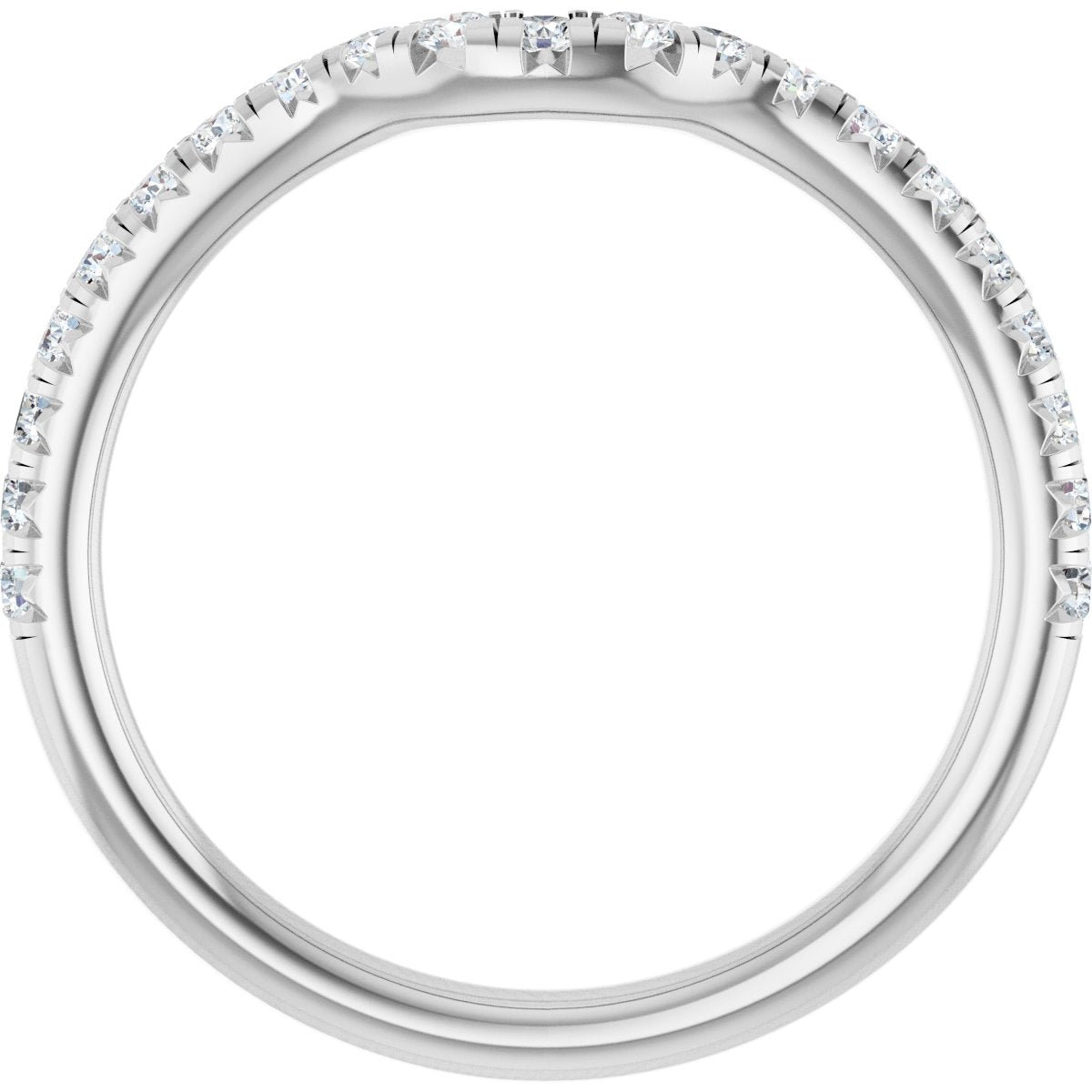 Hidden Halo-Style Engagement Ring or Band