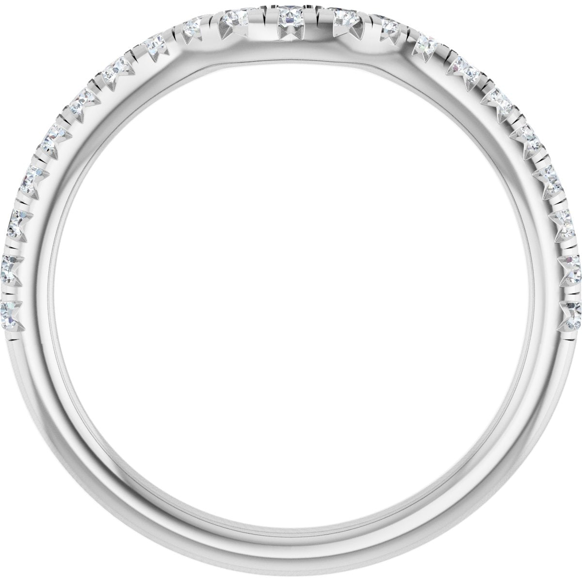 Hidden Halo-Style Engagement Ring or Band