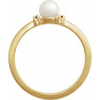 Accented Pearl Ring