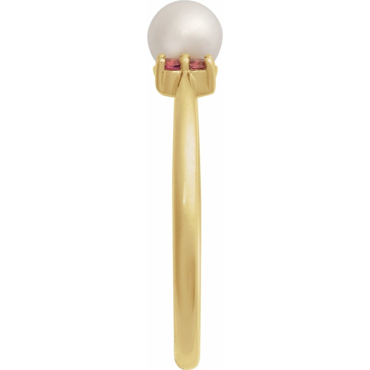 Accented Pearl Ring