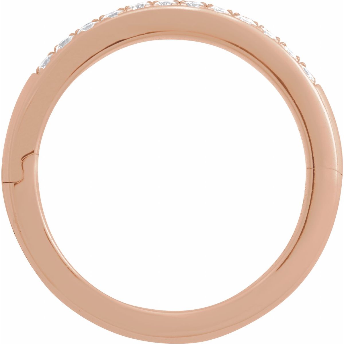 CLIQ® Hinged Adjustable Double Row Anniversary Band
