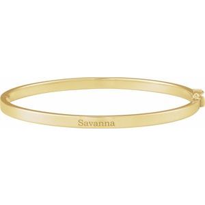 Hinged Bangle Bracelet