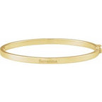 Hinged Bangle Bracelet