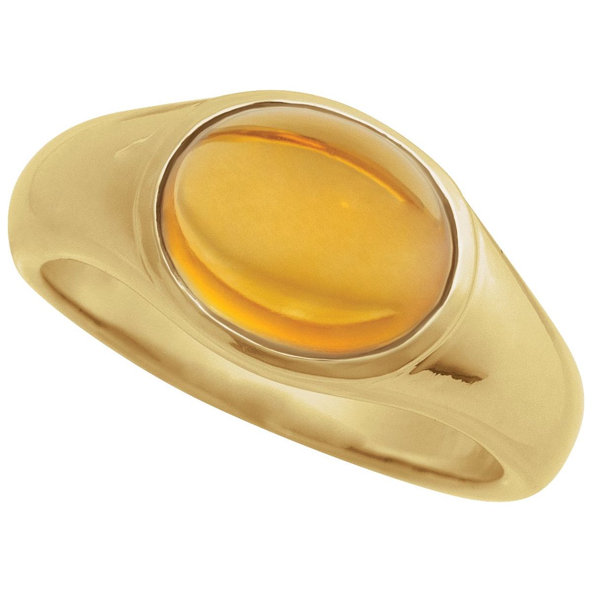 Bezel-Set Cabochon Ring