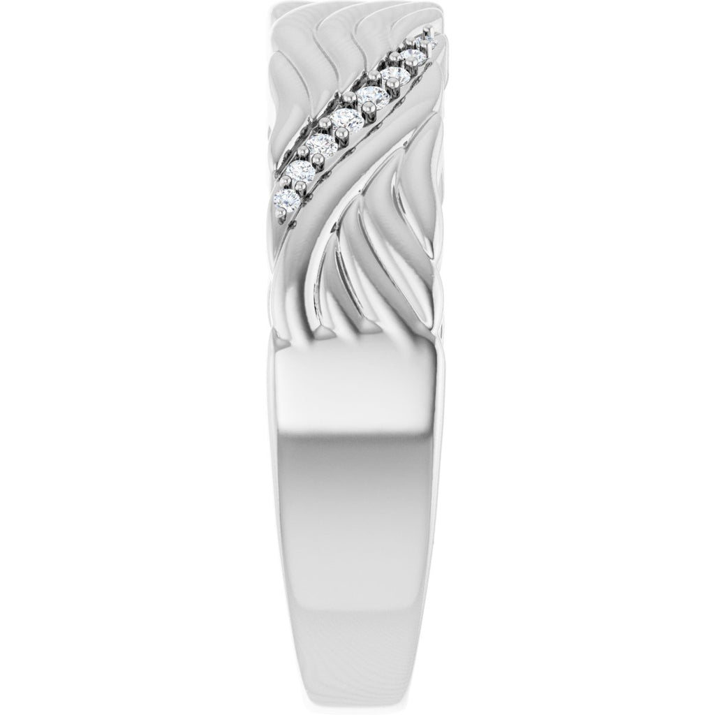 Accented Sculptural Band