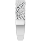 Accented Sculptural Band