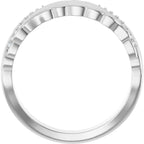 Accented Sculptural Band