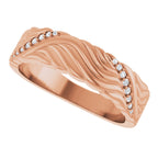 Accented Sculptural Band