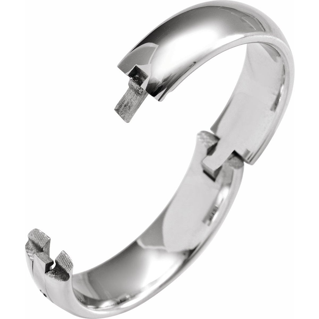 CLIQ® Hinged Adjustable Half Round Comfort-Fit Band