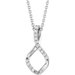 Accented Freeform Pendant