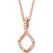 Accented Freeform Pendant