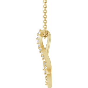 Accented Freeform Pendant