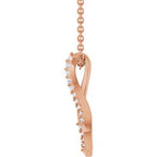 Accented Freeform Pendant