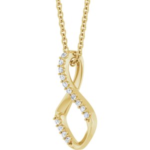 Accented Freeform Pendant