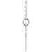 Engravable Floral Heart Necklace or Pendant