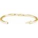 Hinged Twisted Bangle Bracelet