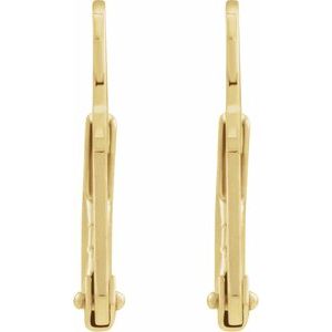 Lever Back Earring Top