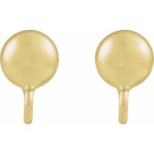 Half Ball Earring Top