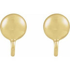 Half Ball Earring Top