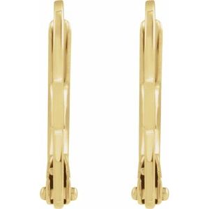 Lever Back Earring Top