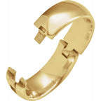 CLIQ® Hinged Adjustable Half Round Comfort-Fit Band