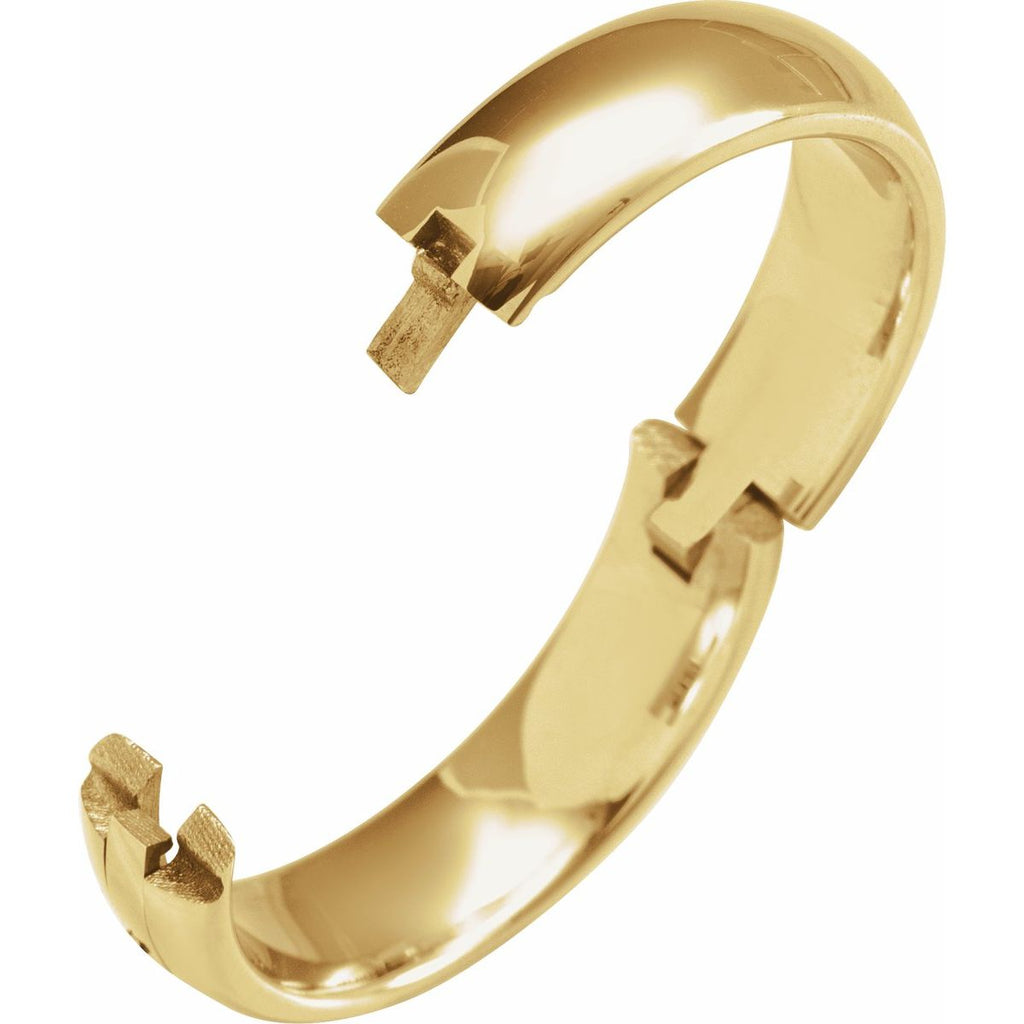 CLIQ® Hinged Adjustable Half Round Comfort-Fit Band