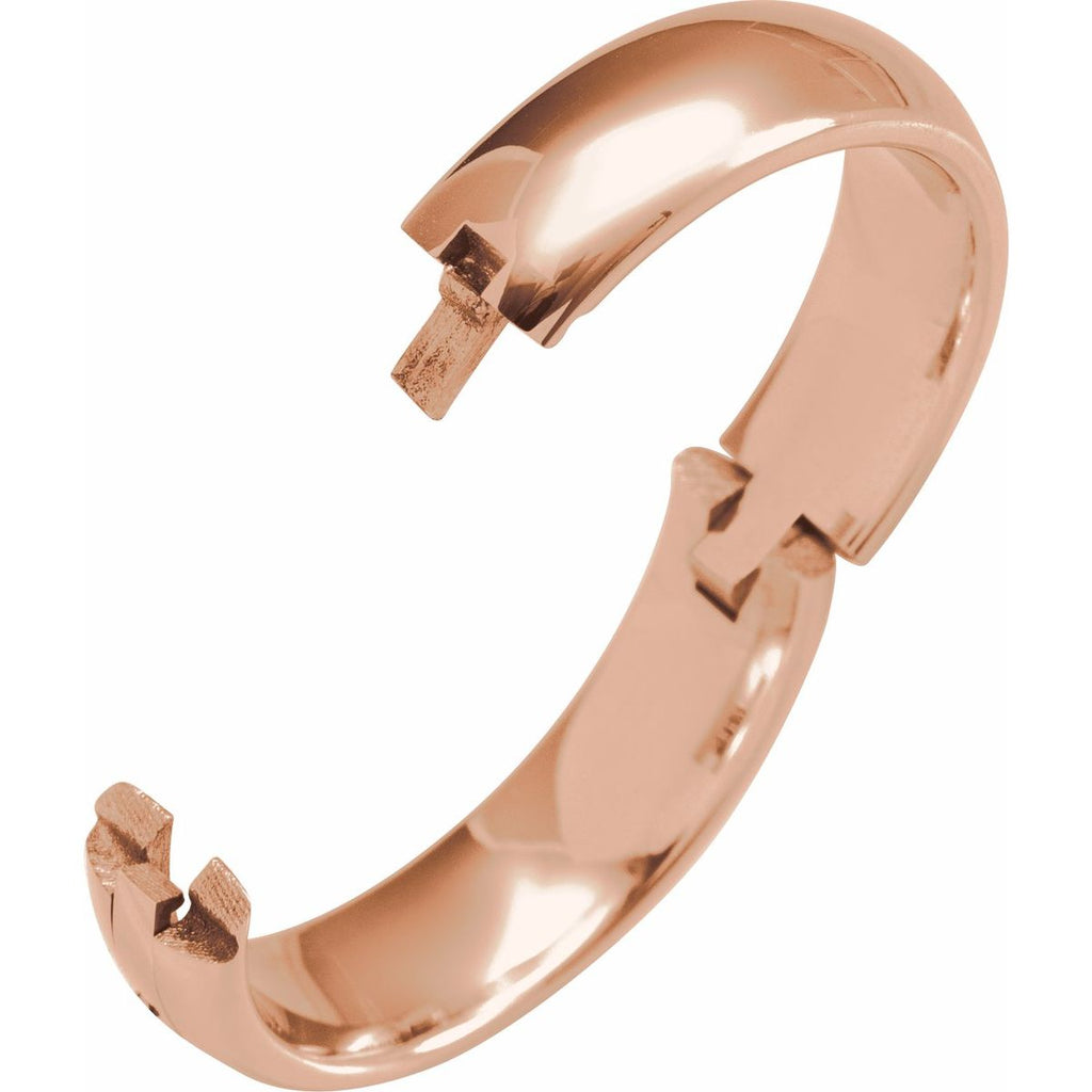 CLIQ® Hinged Adjustable Half Round Comfort-Fit Band