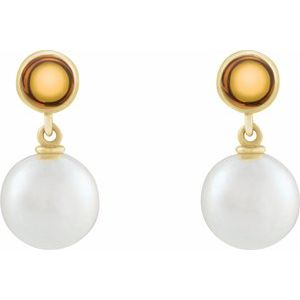 Accented Pearl Earrings