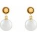 Accented Pearl Earrings
