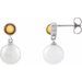 Accented Pearl Earrings