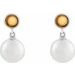 Accented Pearl Earrings