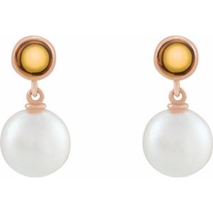 Accented Pearl Earrings