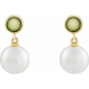Accented Pearl Earrings