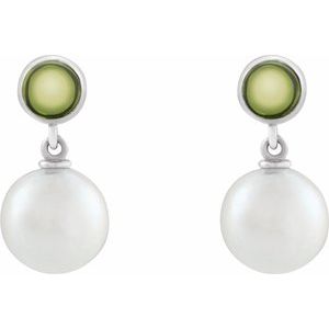 Accented Pearl Earrings