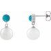 Accented Pearl Earrings