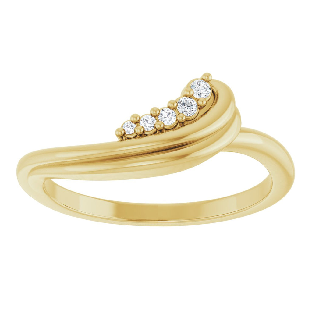 Accented Freeform Ring