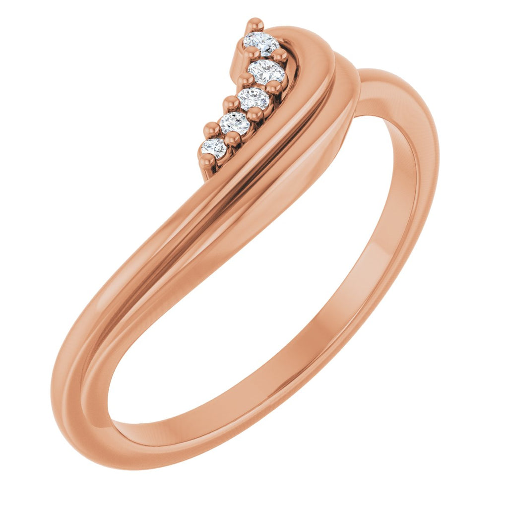 Accented Freeform Ring