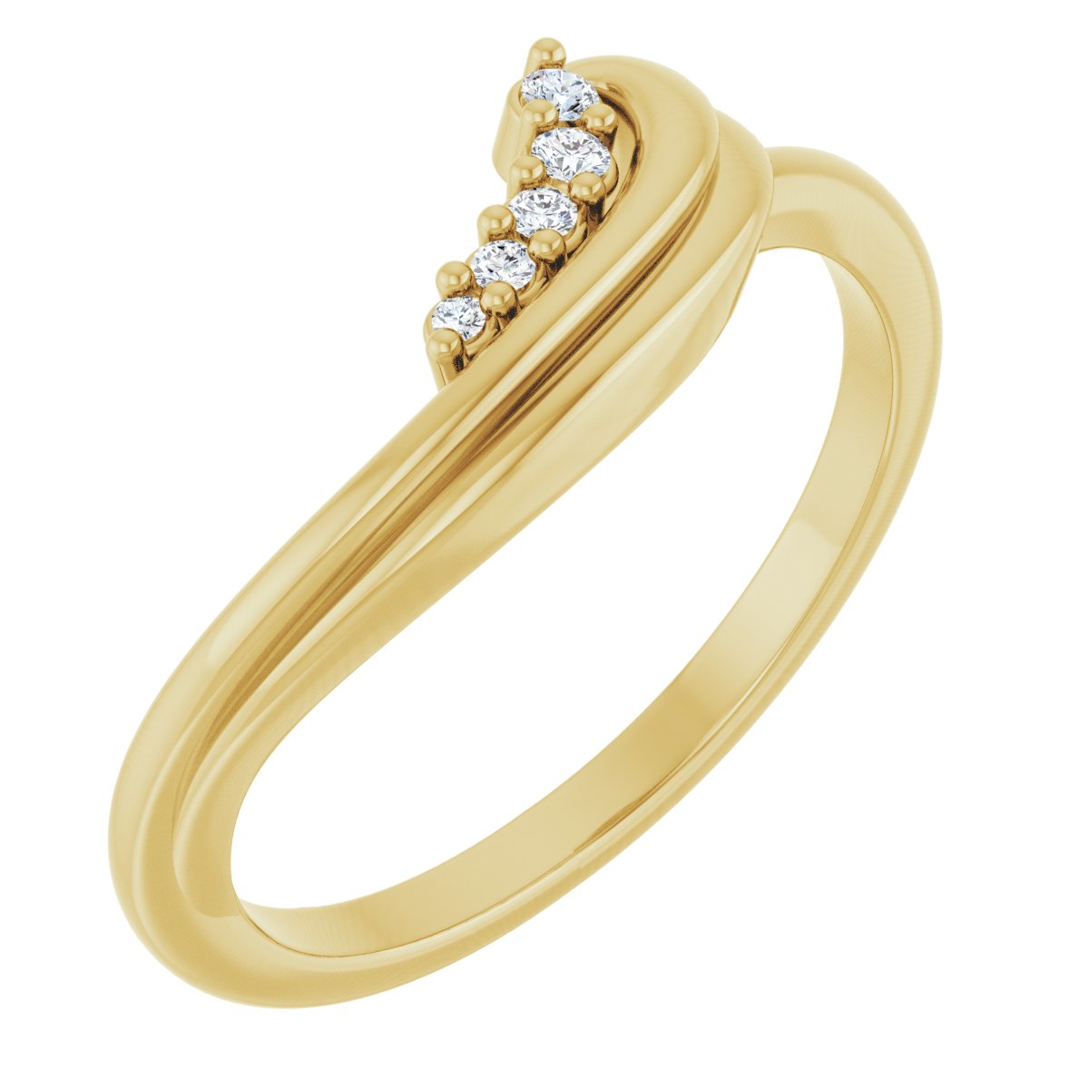 Accented Freeform Ring