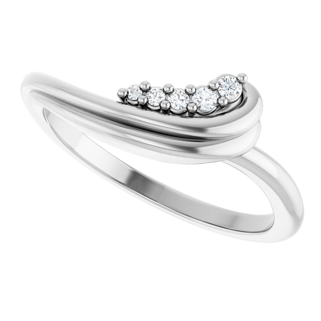 Accented Freeform Ring