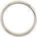 Double Milgrain Edge Comfort-Fit Half Round Band