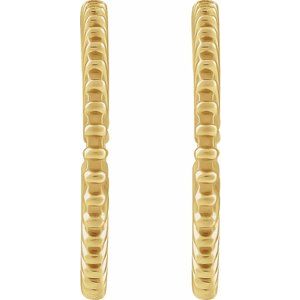 Starburst Hoop Earrings