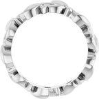 Floral Pierced Band