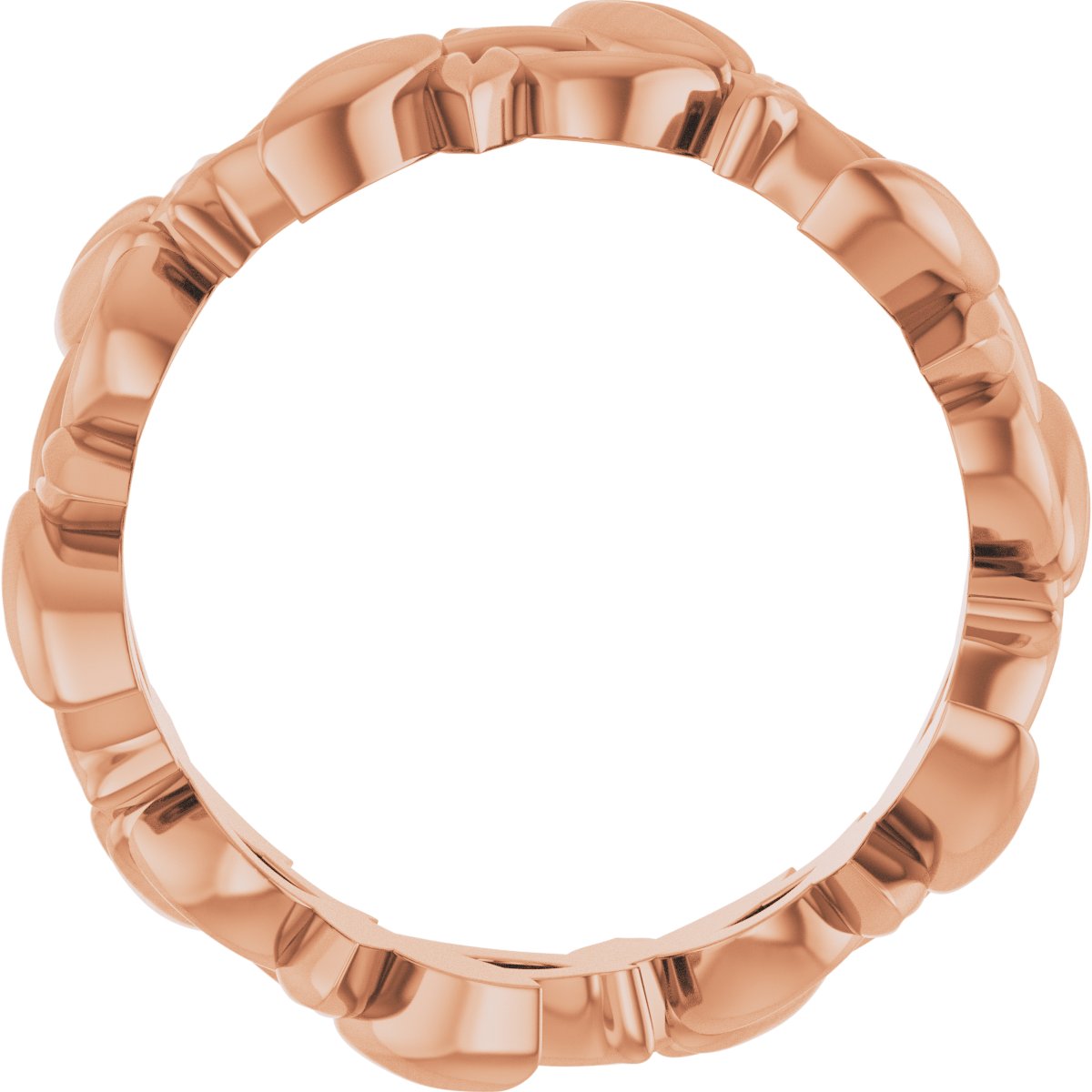 Floral Pierced Band
