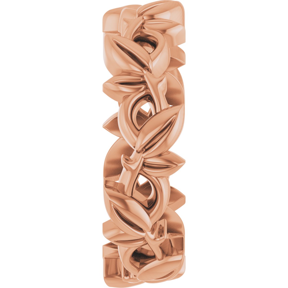 Floral Pierced Band