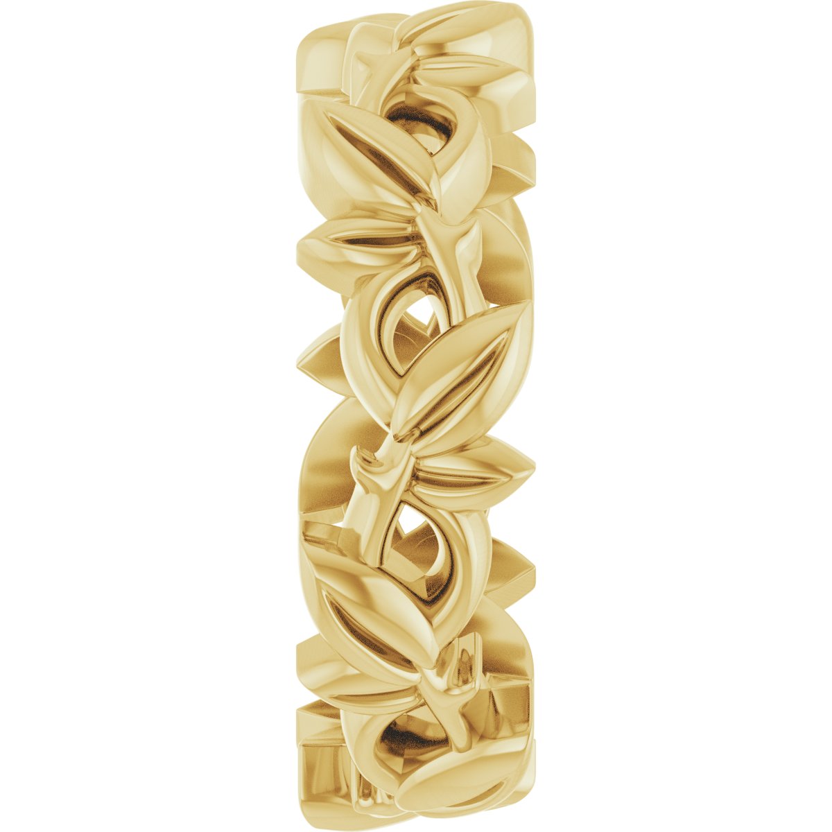 Floral Pierced Band